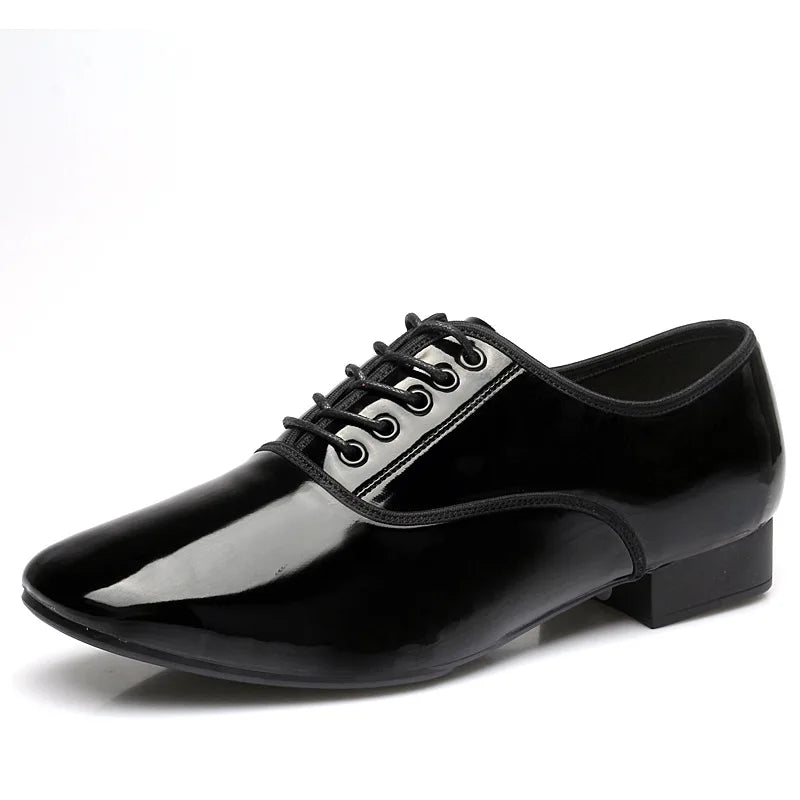 Dance Shoe for Men Latin Dance Shoes Genuine Leather Soft Sole Men's Tango Ballroom Modern Dancing Shoes Sneakers Man Adult