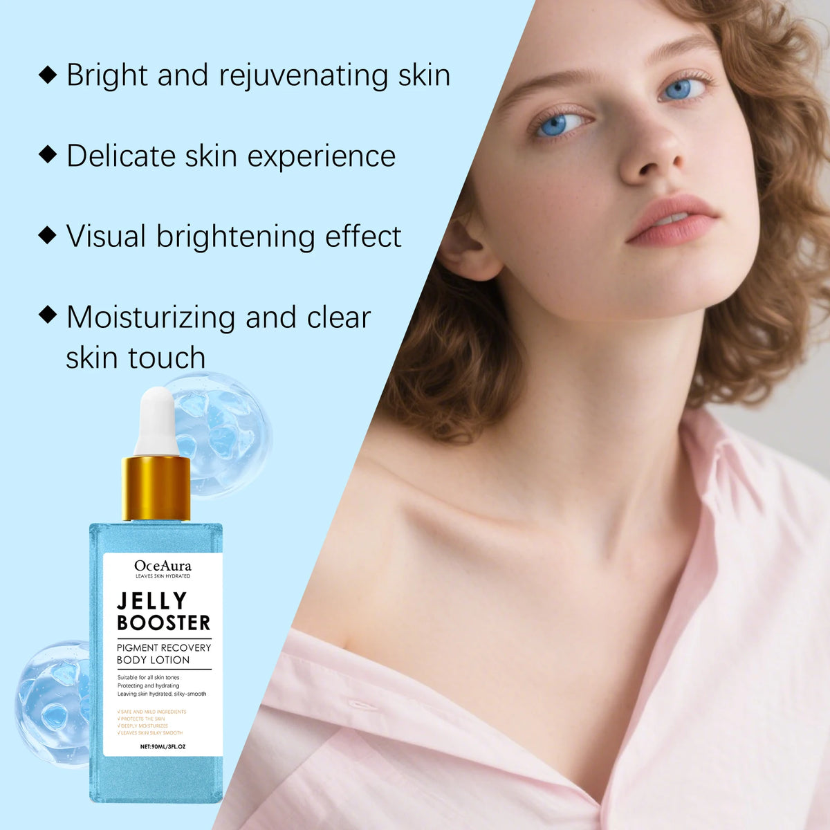 Korean Niacinamide Serum Facial Moisturizing Body Oil Improve Dry Rough Dull Smooth Fine Line Rejuvenate Skin Lightening Essence