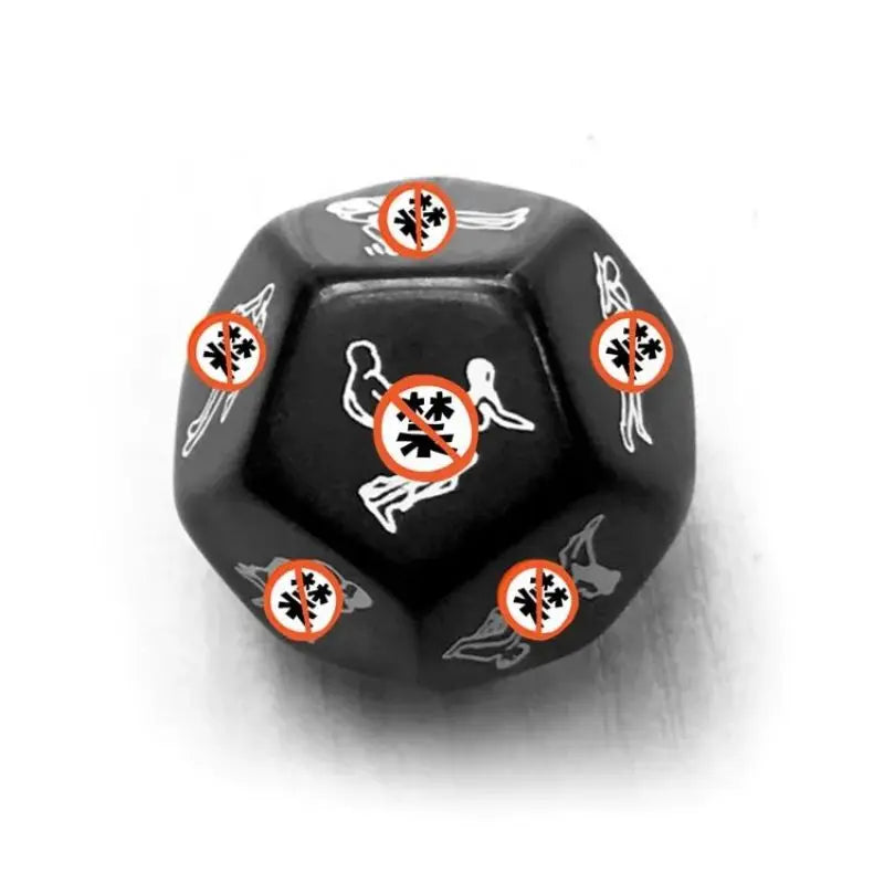 Adult Dice Sexy Toys 12 Sides Sex Erotic Love Posture Couple Humour Game Sexual Sexuels Position Foreplay Acrylic Cube Accessory