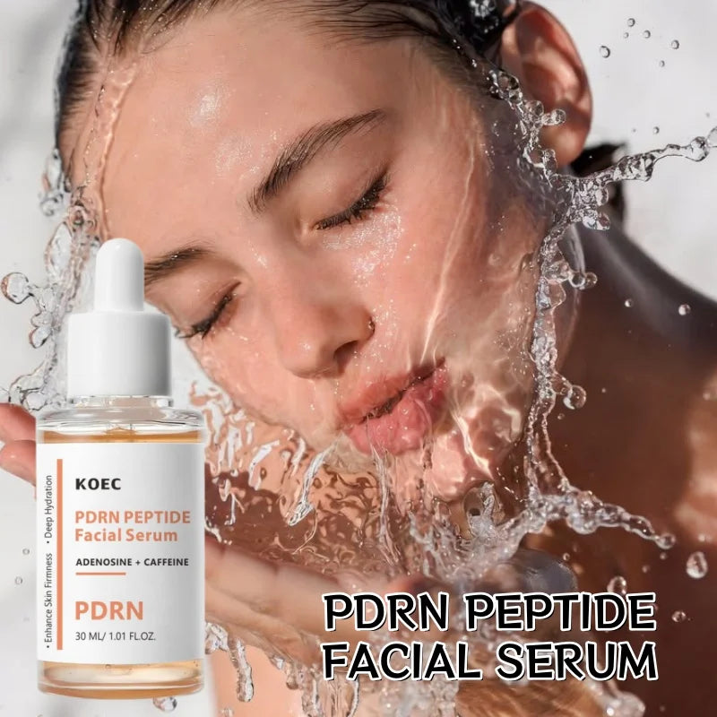 Korean Salmon PDRN Essence, Copper Peptide Centella Moisturizing Repair Hydrating Glow Lightweight Face Serum Daily Skincare