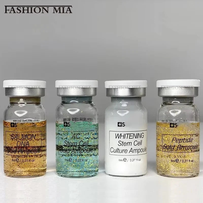 Korea Salmon DNA Starter Skin Booster Serum Kit Peptides BB Cream Moisturize Whitening Wrinkle Firming Rejuvenate Face Skin Care
