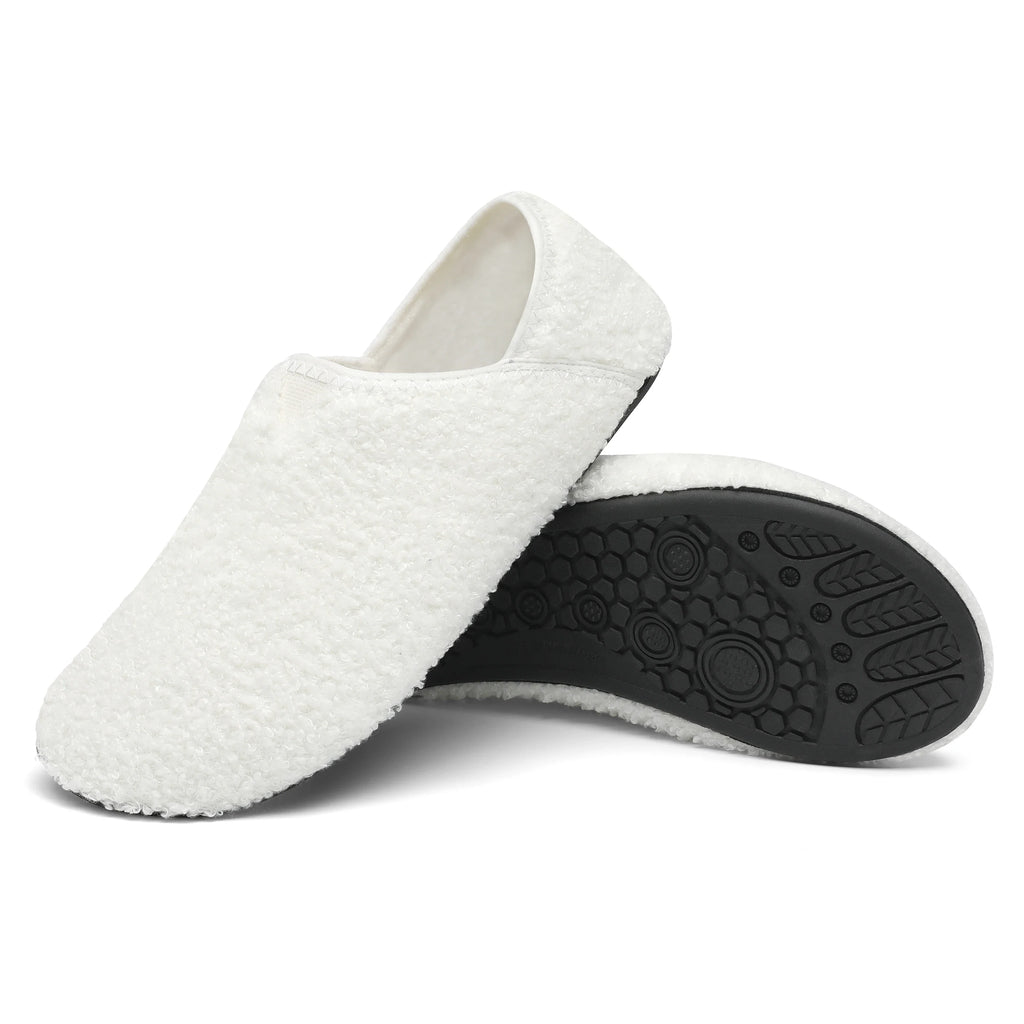 Indoor household shoes slippers soft-soled casual shoes non-slip lightweight fleece cotton shoes