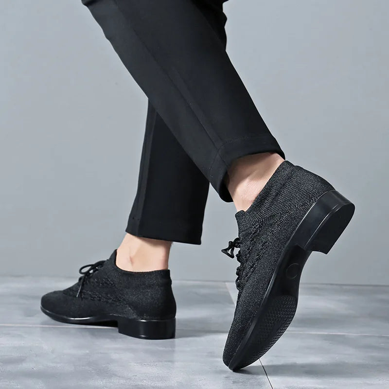 Salsa Dance Shoes Men Latin Dance Shoes Let in Air Soft Sole Men's Tango Ballroom Modern Dancing Shoes Sneakers Man Adult