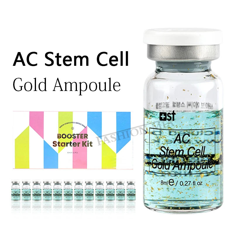 Korea 8ml BB Cream Skin Booster Kit Salmon DNA /Peptide Whitening Moisturize Rejuvenation Essence Facial Skin Care Beauty