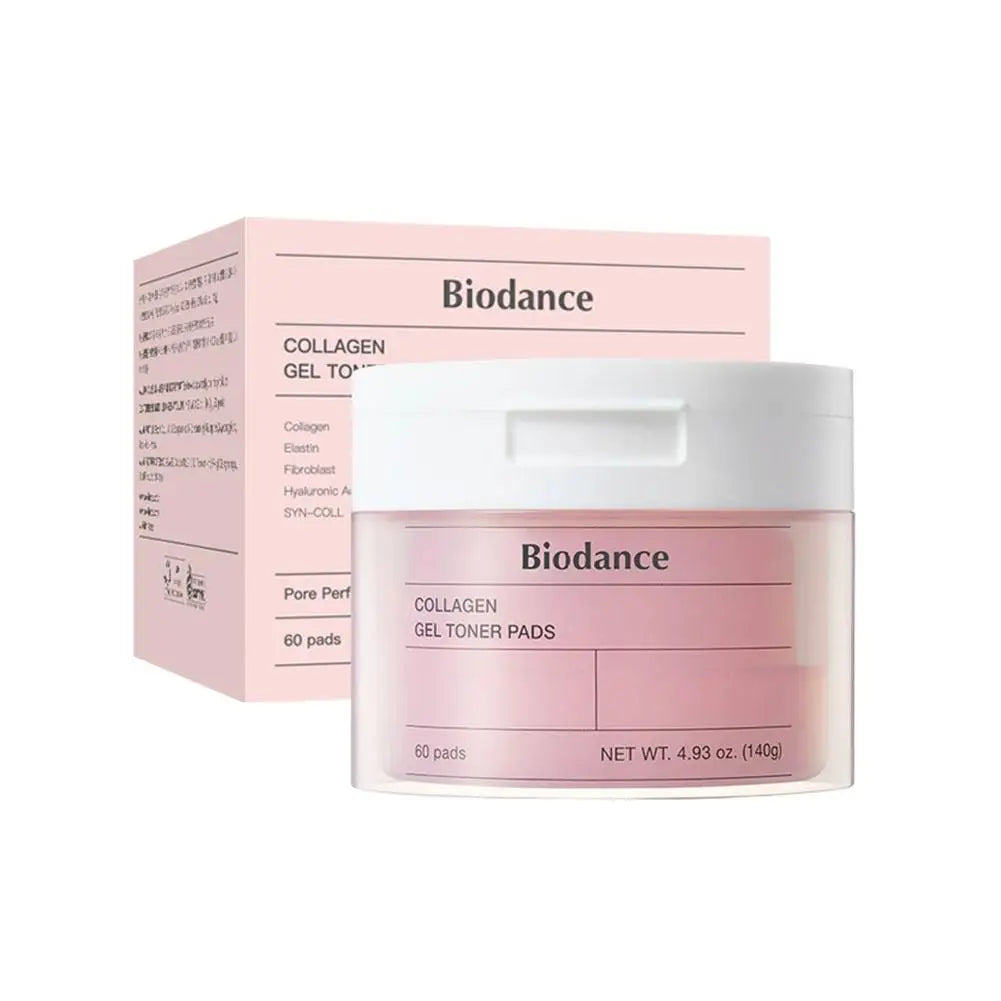 Biodance Korean Skin Care - Collagen Overnight Face Mask, Gel Toner Pads, Ampoule Essence, for Face Barrier Repair, Soothing