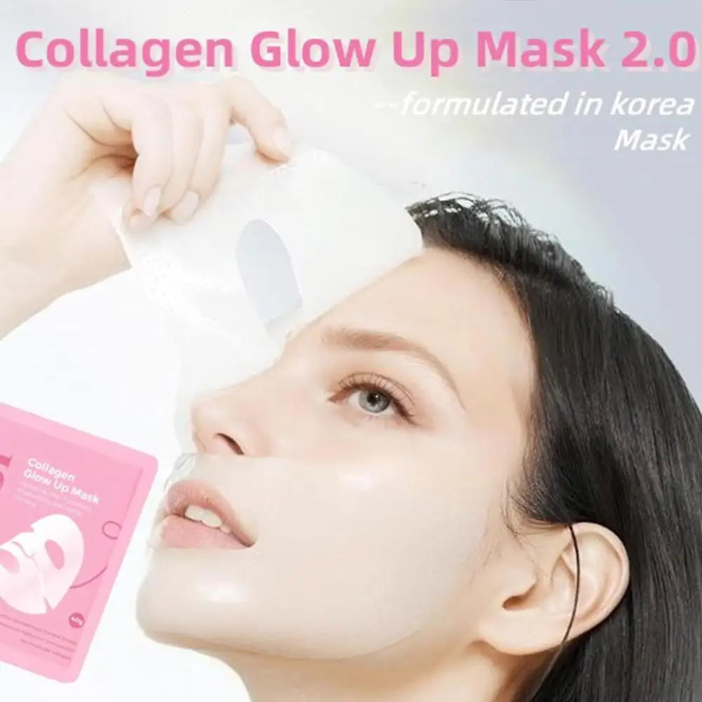 Bio Collagen Face Mask Korean Overnight Repair Formula Anti Aging Moisturizing Brightening Firming Fine Line Pore Skin Care