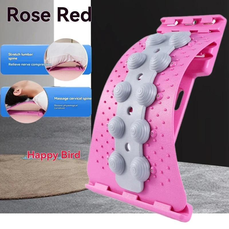 Lumbar Spine Soother Back Massage Board Hunchback Correction Stretching Lumbar Spine to Relieve Nerve Compression Lumbar Support