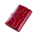 Genuine Leather Women's Purse Short Credit Card Holder Wallets Coin Handbag Wallet for Women Carteras Para Mujer ladies Purses