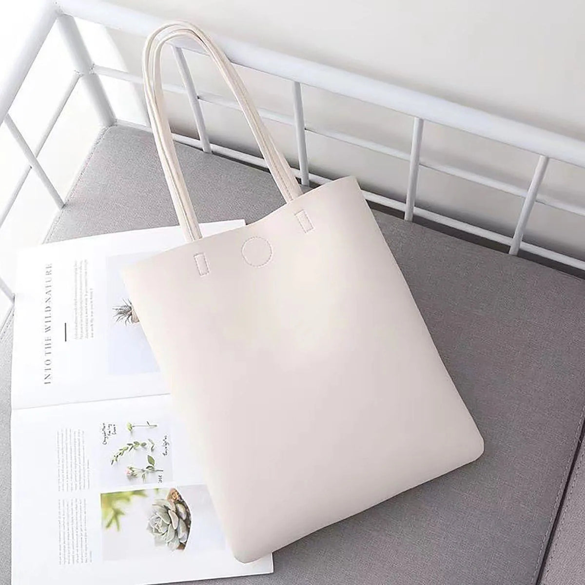 Women Tote Bag Fashion Underarm Pouch Large Capacity Soft Pu Leather Shoulder Bag Retro Crossbody Bag Casual Portable Bucketbags