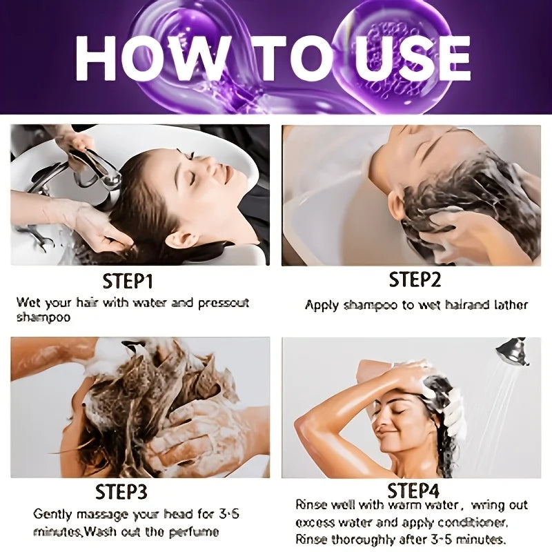 GSWP Purple Shampoo & Conditioner Set, Removes Brassy Yellow Tones,Reduces Frizz and Split Ends, Deeply Moisturises.250+250g