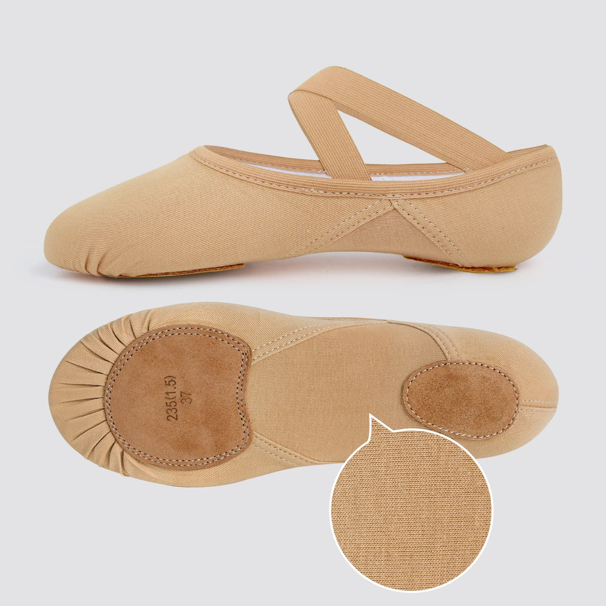 Women Ballet Dance Shoes Split Sole Ballet Slippers for Girls Kids Breathable Ballet Shoes Ballerina Dance Slippers Ballet Flats