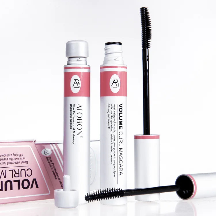 Mascara Individual Curl Eyelash Extension Mascara Makeup 1pc Black Ink Alobon 3d Fiber Lashes Rimel Alarga Pestañas Косметика