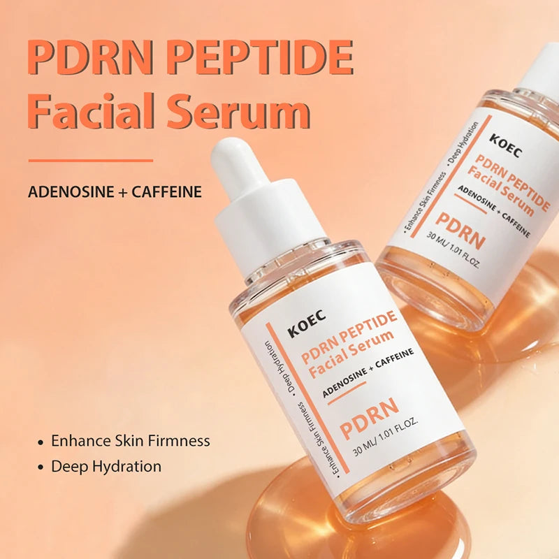 Korean Salmon PDRN Essence, Copper Peptide Centella Moisturizing Repair Hydrating Glow Lightweight Face Serum Daily Skincare