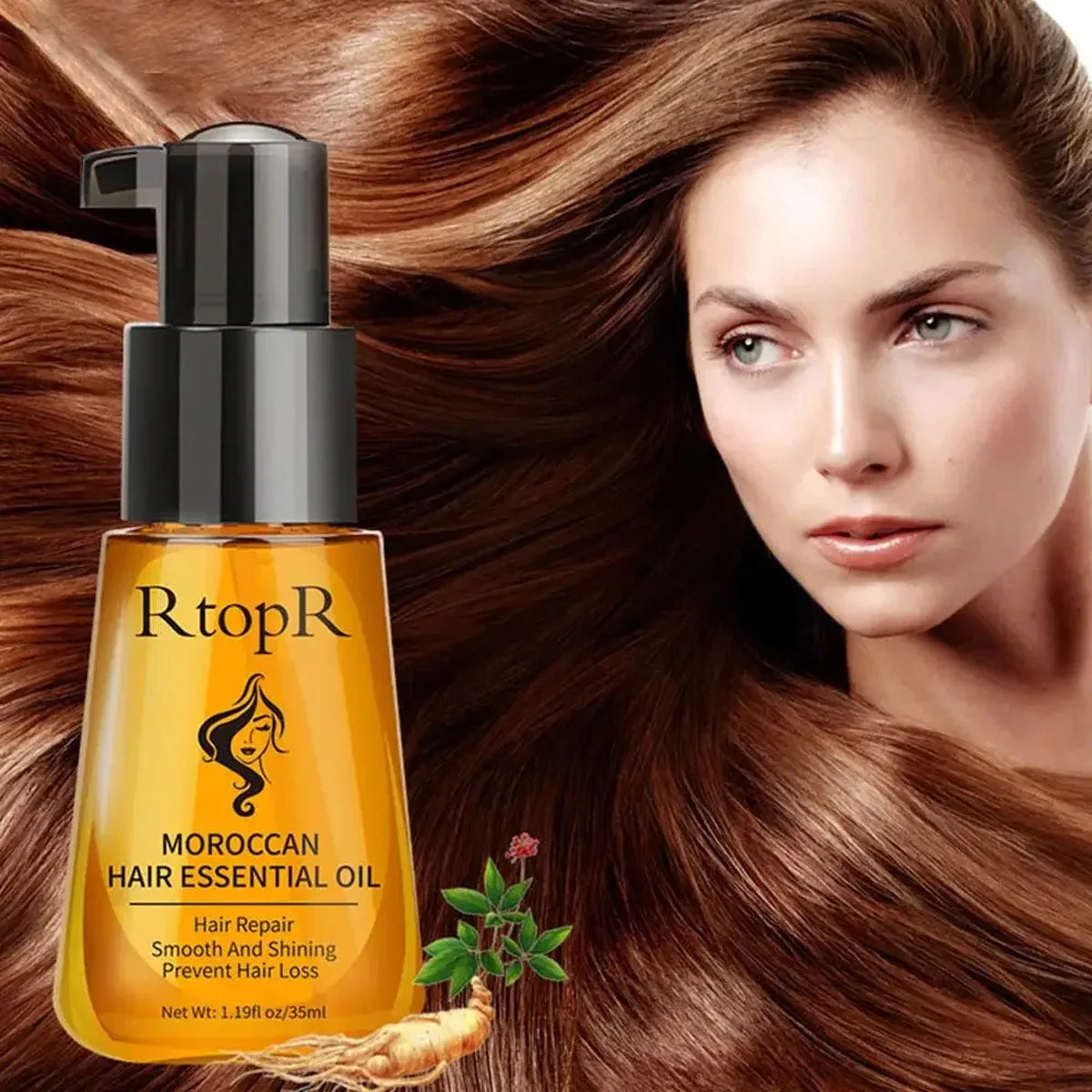 Moroccan Hair Essential Oil Repairing Dry Damaged Serum Blends Hair Loss Prevention Make Hair Shiny Soft Portable Suitable