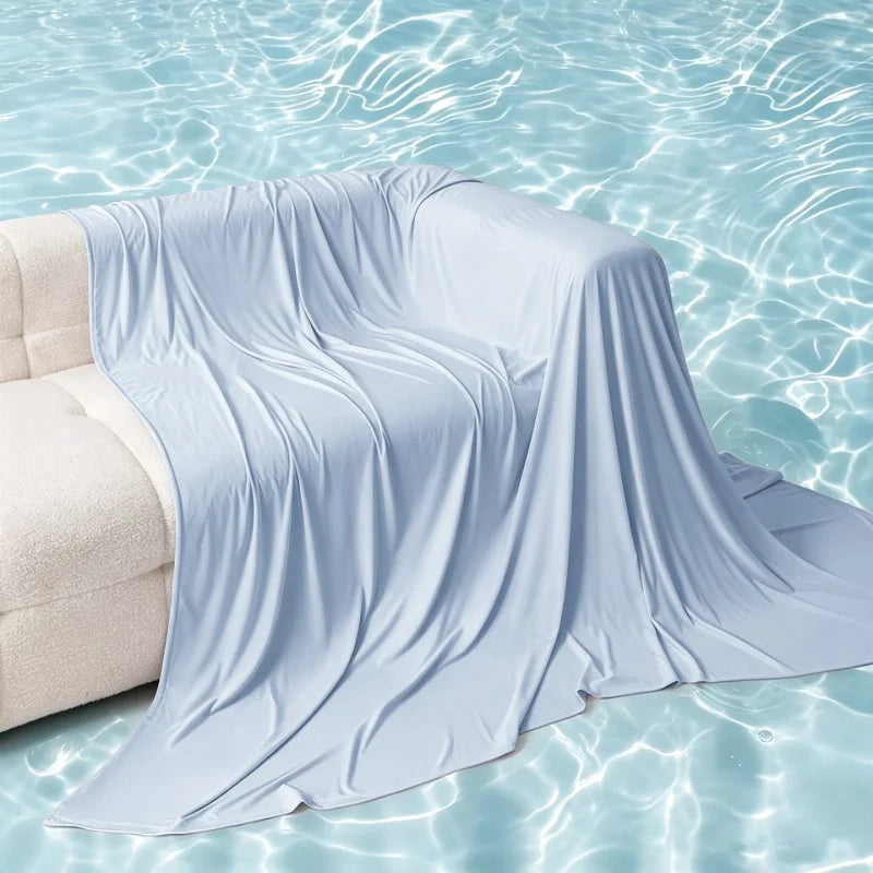 Cool Feeling Ice Silk Cool Blanket Lightweight And Breathable Air Conditioning Skin Friendly Summer Blanket Ice Silk Blanket
