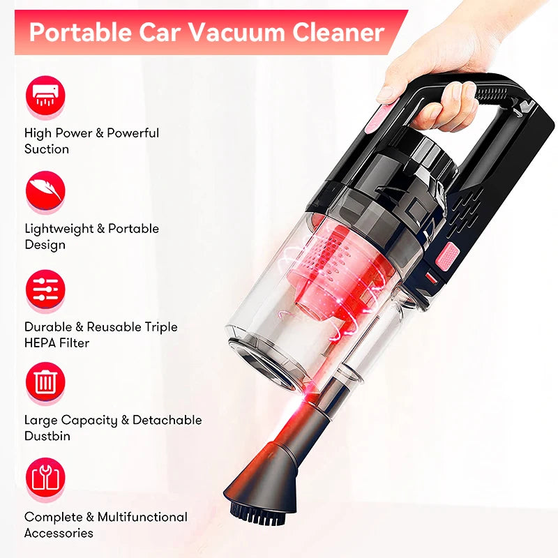Lavado De Coches Aspiradoras Use Wash Cleaning Handheld Electric Mini Cordless Portable Wireless Car Vacuum Cleaner For Car