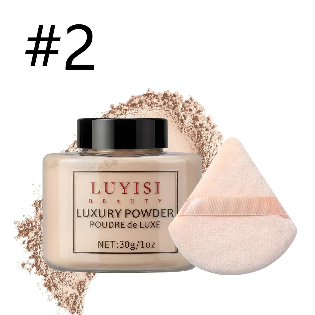 Beauty Luxury Loose Powder, Finishing&Setting Powder For Smooth Matte Skin,Translucent&Lightweight Face Powder,Long-Lasting.