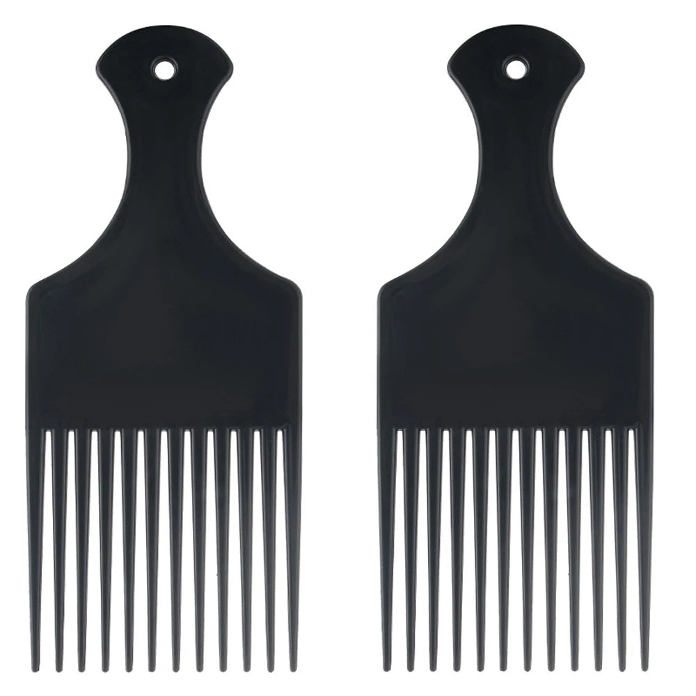 2pc Styling Comb for African Hair，Comb Afro for Man and Women，Suitable for Natural Curly Hair and  hair wigs 2PCS comb