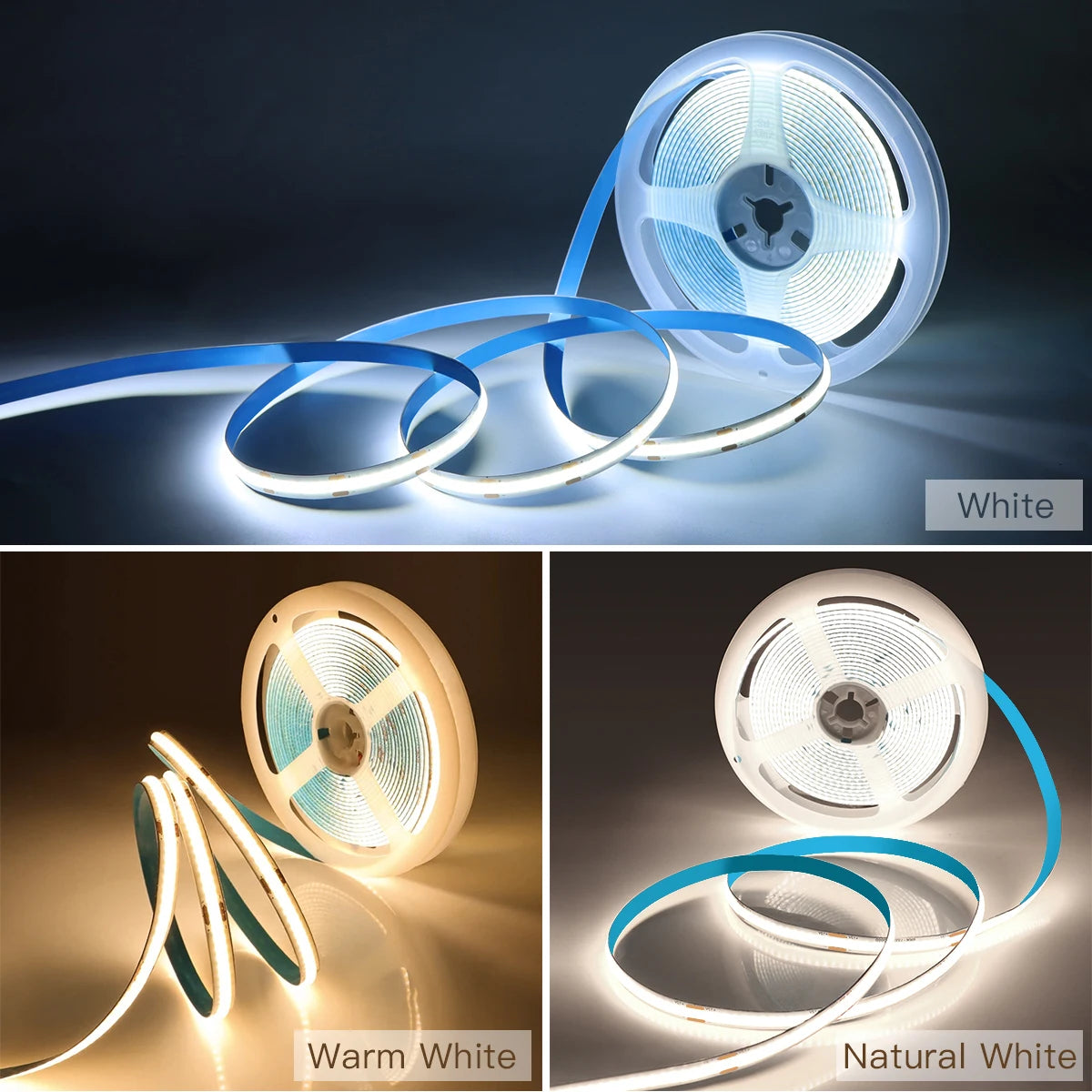 LED Makeup Lamp USB Rechargeable Lamp 5V LED Strip Light with Touch Sensor Dimmable Swtich for Bathroom Mirror Backlight Decor