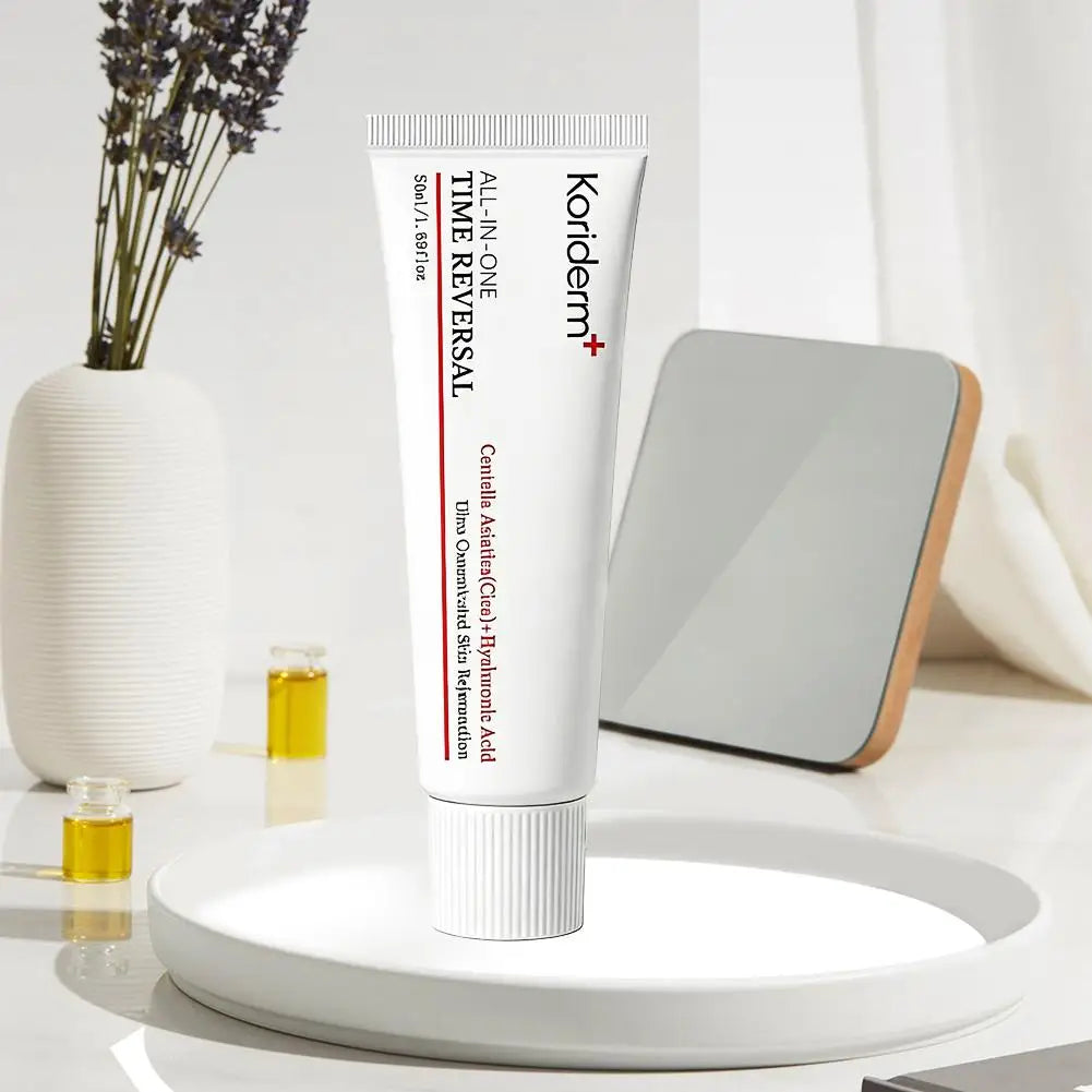 Koriderm Time Reversal All-in-One Cream Cica Hyaluronic Acid Moisturizing Anti Aging Whitening Repair Firming Eye Cream Skincare