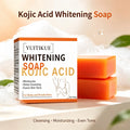 200g Kojic Acid Soap Whitening Soap Deep Cleansing Moisturizing Evens Skin Tone Face Body Intimate Areas Cleansing Bar Soap
