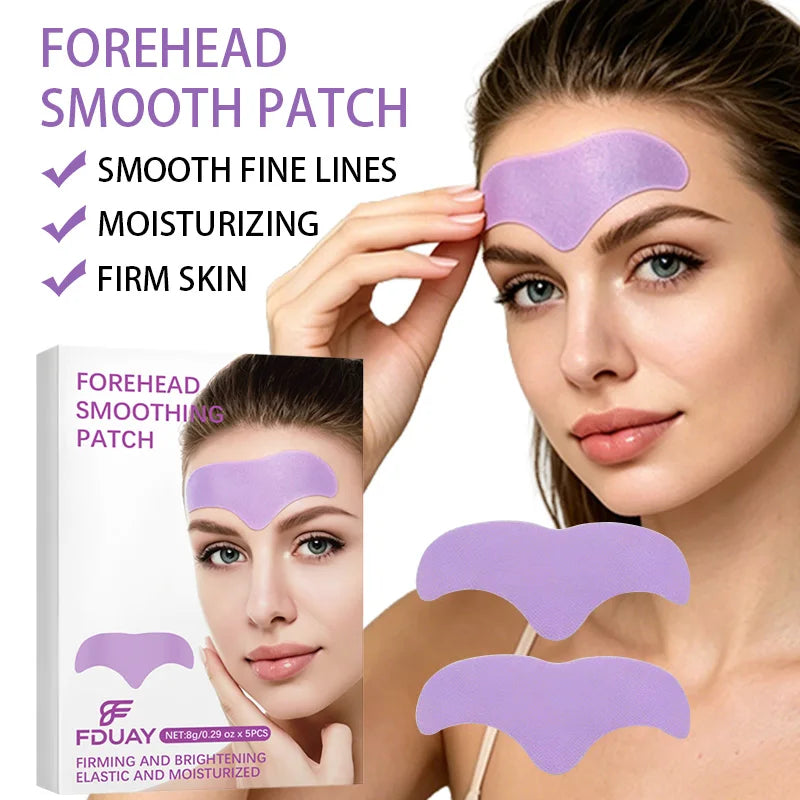 Forehead Smoothing Patch, Used at Night to Smooth Forehead Wrinkles and Fine Lines, Tightens and Smooths, Firms the Forehead, Co