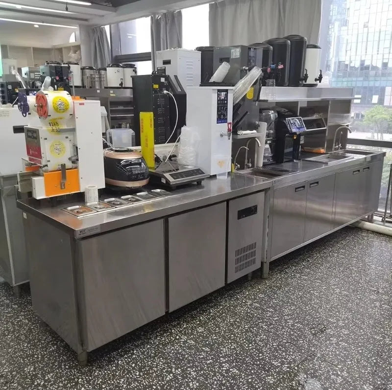 Automatic Milk Tea Machine Fully Automatic Bubble Tea Equipment Commercial Drink Maker for Cafes