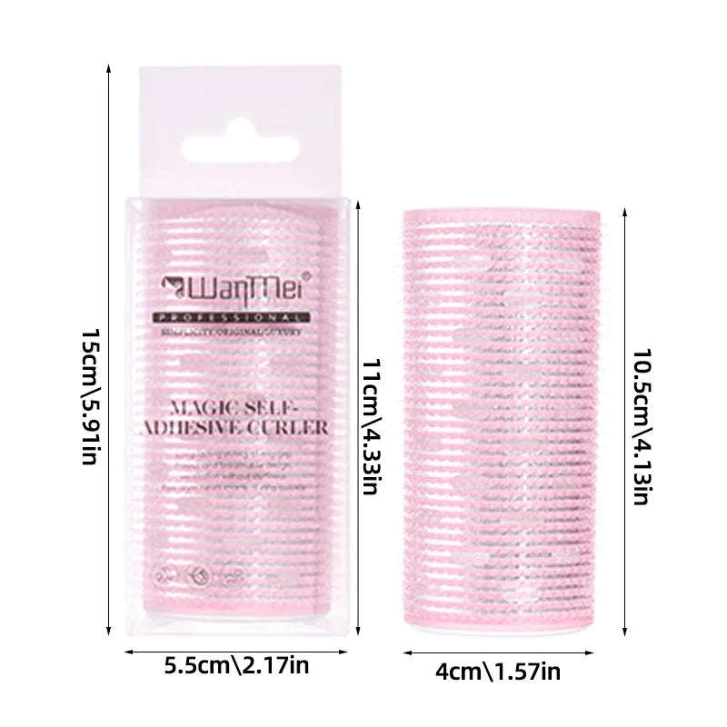 1pcs Large Self-grip Aluminum Core Hair Rollers Hairdressing Home Use DIY Korean Magic Curler Heatless Curly Hair Styling Tools