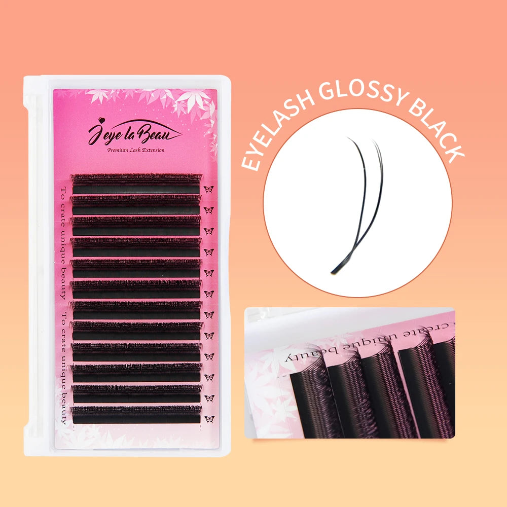 U-Shape YY Lash U YY Extensión De Pestañas 3D Cluster Eyelash Bundles UY Premade Volume Fans YY Ciilios False Eyelash DIY Logo