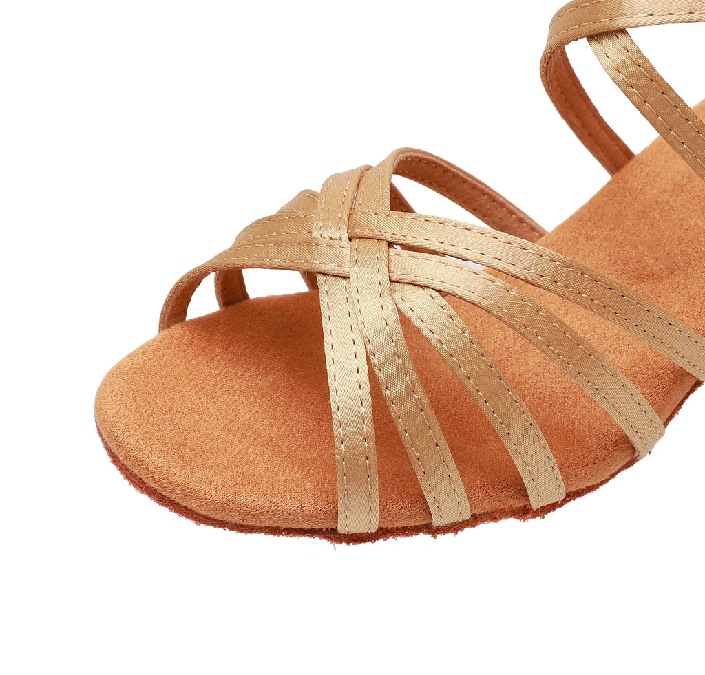Women's Summer Latin Dance Shoes Sandals Ballroom Salsa Tango Dancing Shoes Sneaker for Ladies Girls Soft Suede Sole New Arrival