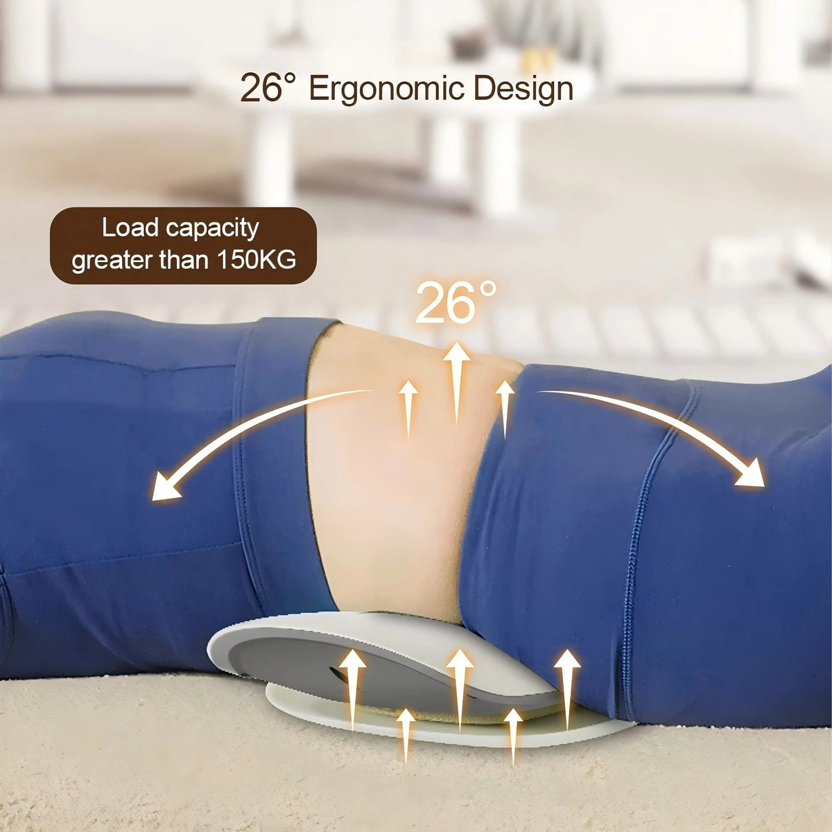 4 in 1 Lumbar Traction Device with Dynamic Airbag Traction Back Stretcher Adjustable Waist Back Massager for Muscle Relax