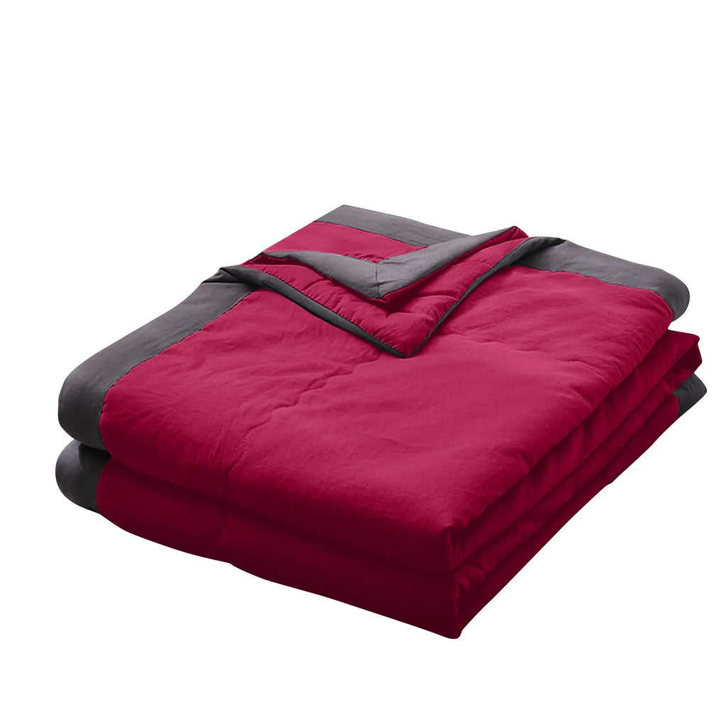 New Double Sided Cooling Summer Quilt Cold Effect Breathable Conditioning Quilt Spring Summer Solid Color Cooler Quilt