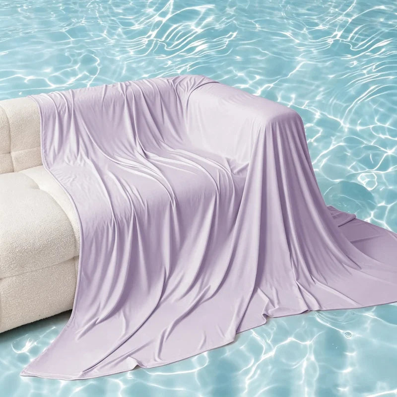 Cool Feeling Ice Silk Cool Blanket Lightweight And Breathable Air Conditioning Skin Friendly Summer Blanket Ice Silk Blanket