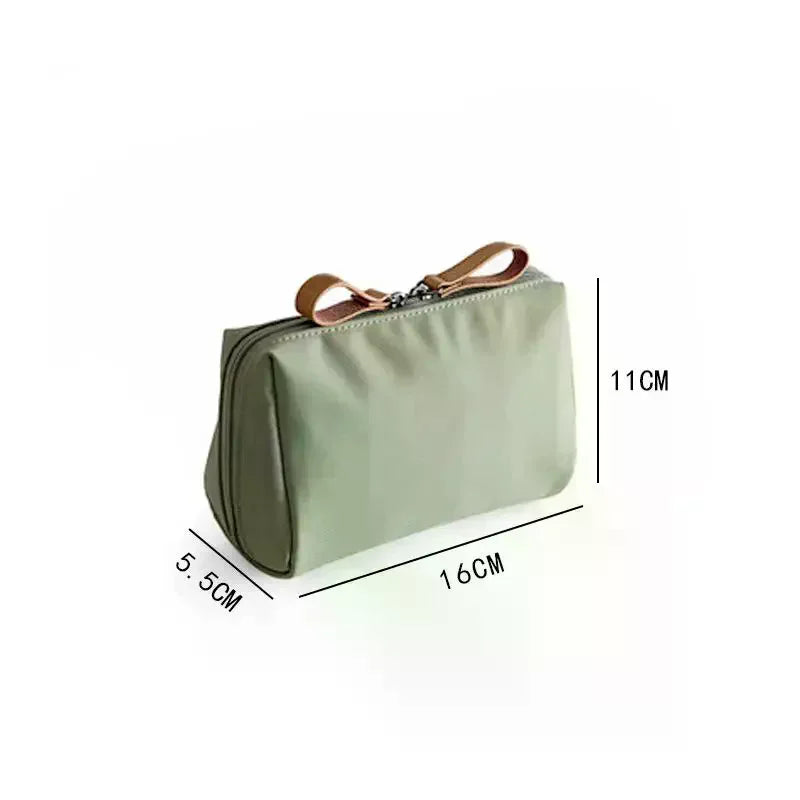 Mini Cosmetic Bag for Women Portable Makeup Organizer Small Lipstick Purse Multiuse  Pouch for Work Office Travel