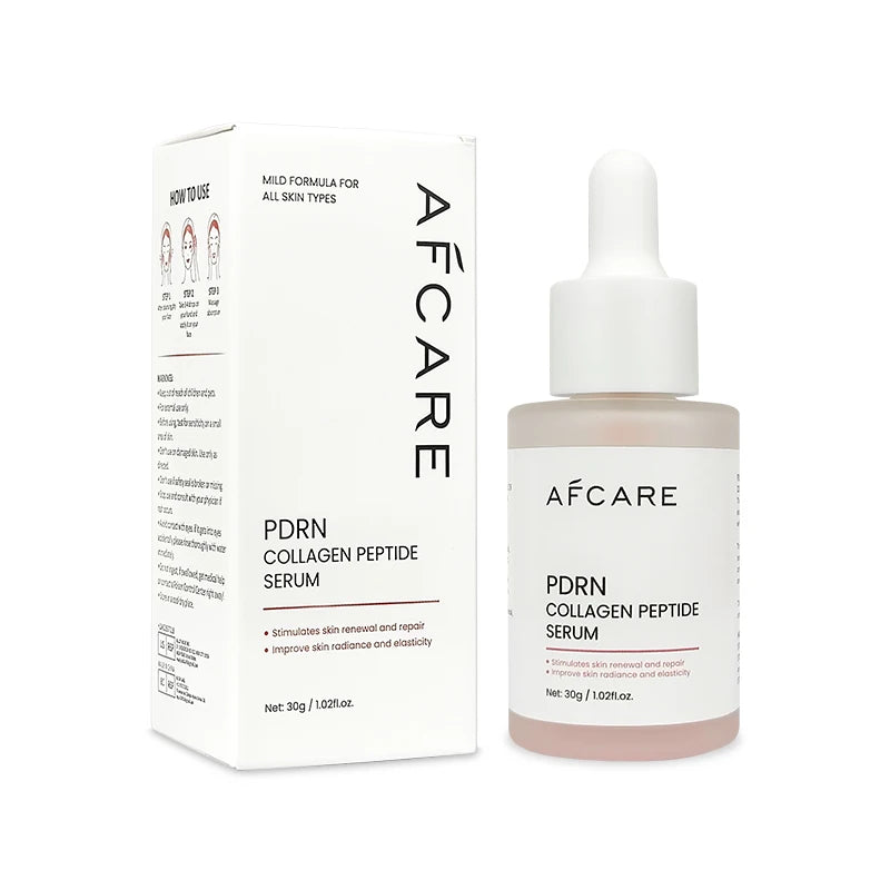 Korean Skincare Pink Intensive Deep Collagen Face Serum with Copper Peptides & Multi Peptides Hydrating Facial Serum for Skin Ca