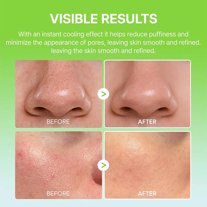 Pore Relief Multi Balm Stick Cooling Face Balm Cream for Enlarged Pores Moisturizing With Cactus Extract Korean Skincare
