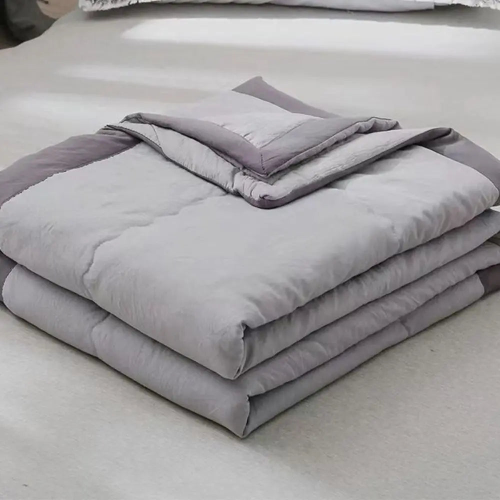 New Double Sided Cooling Blanket Skin-Friendly Breathable Conditioning Quilt Cold Effect Lightweight Cooler Quilt Spring Summer