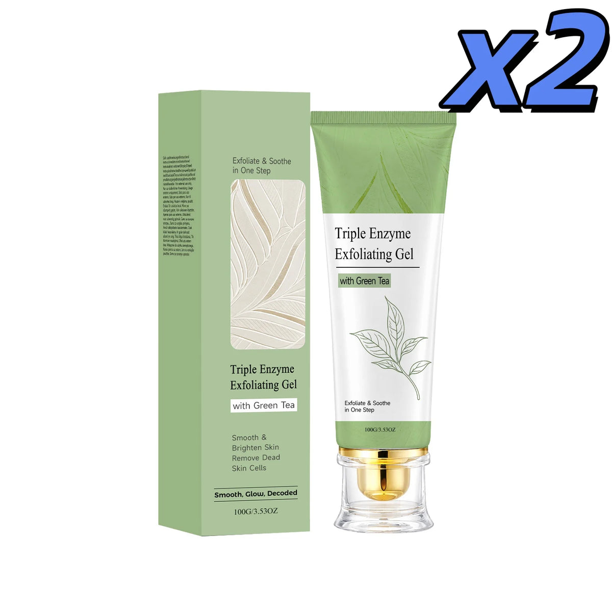 Exfoliating Gel For Face Deep Cleansing Pores Oil Control Moisturizing Nourishing Repair Whitening Smooth Removal Dead Skin
