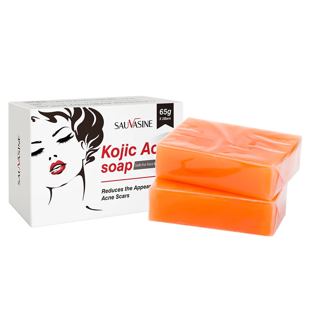 2/4PCS Kojic Acid Soap Face Body Care Handmade Soap For Women Men Facial Foam Cleansing Moisturizing Whitening Soap Beauty Tools