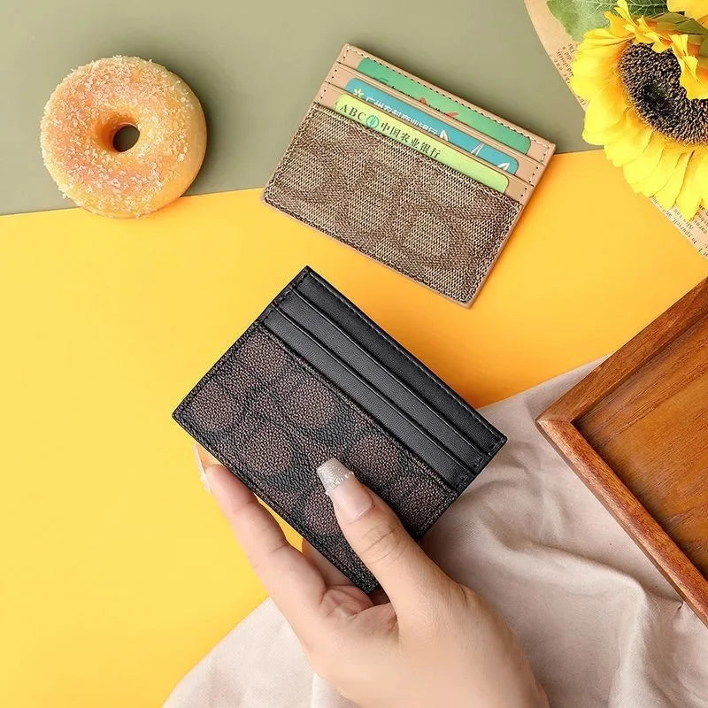 Luxury Design Wallets for Women Multi-Function Card Holder PU Leather Female Small Card Bag Short Women's Purse