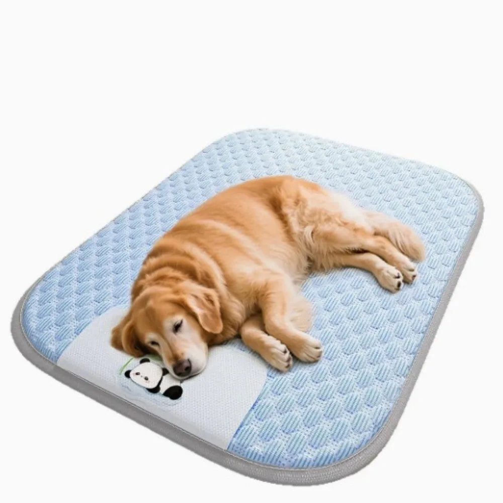 Cat Nest Mat Breathable Dog Cool Mat Soft Anti-slip Pet Sleep Mat Comfortable Large Space Pet Cooling Pad Summer