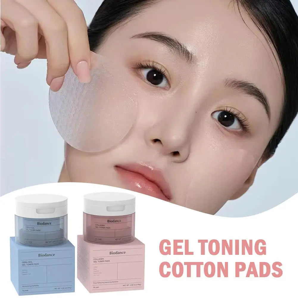Biodance Korean Skin Care - Collagen Overnight Face Mask, Gel Toner Pads, Ampoule Essence, for Face Barrier Repair, Soothing