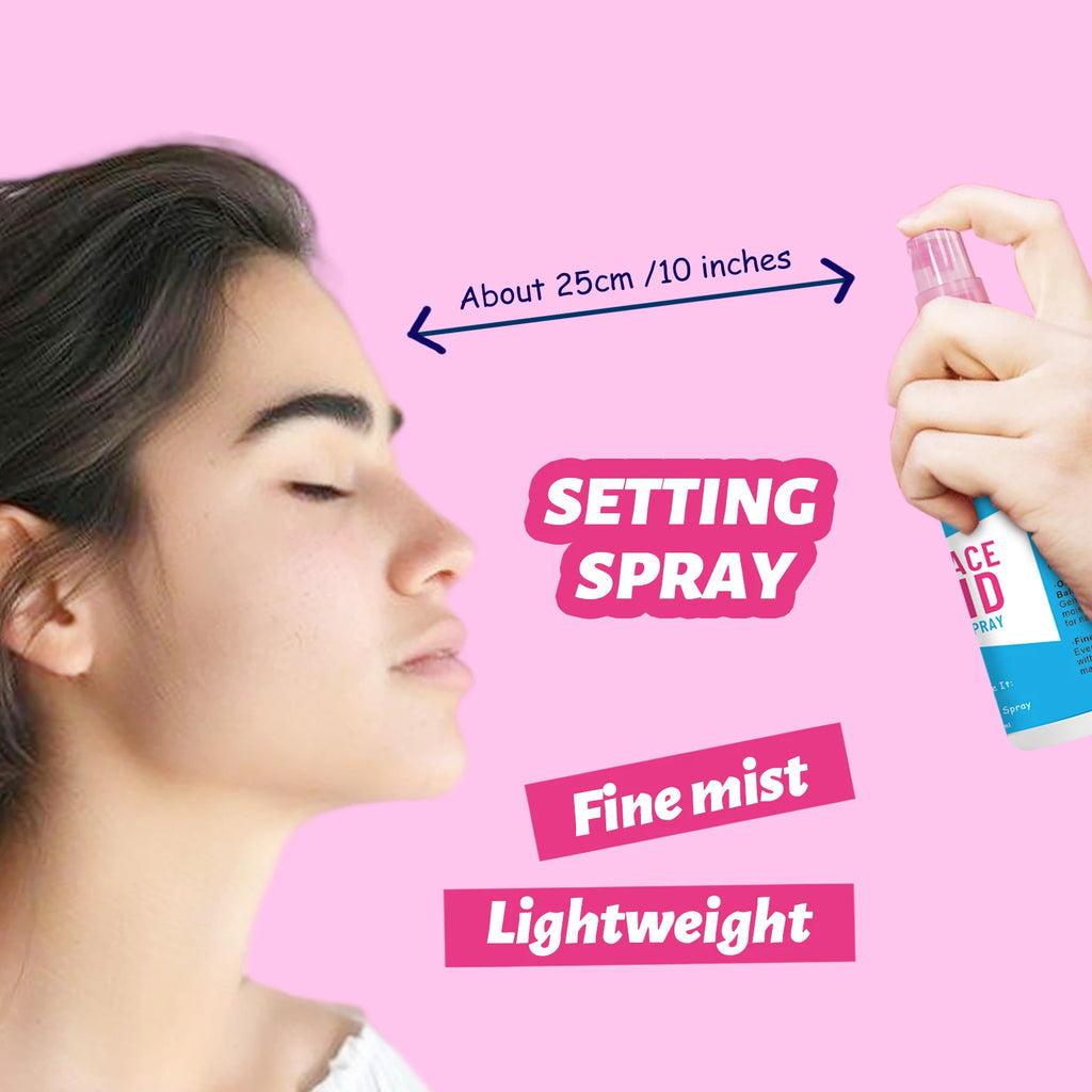 Long Lasting Primer Setting Spray Duo Non Greasy Deep Hydration Smudge Proof Makeup Base Holds Like Glue