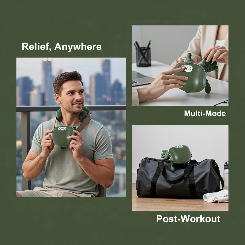 Shoulder And Neck Massager With Realistic Five Finger Massage Technique Perfect For Home Office Travel Muscle Soreness Relief
