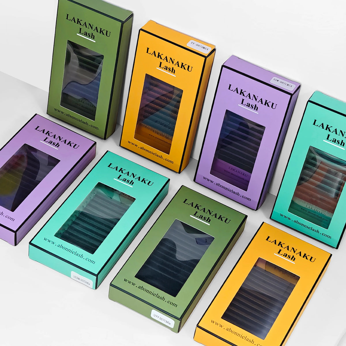 LAKANAKU Pointed Spikes Fibras Tecnologicas Pestañas Sharp Spike Flexible Light Lashes