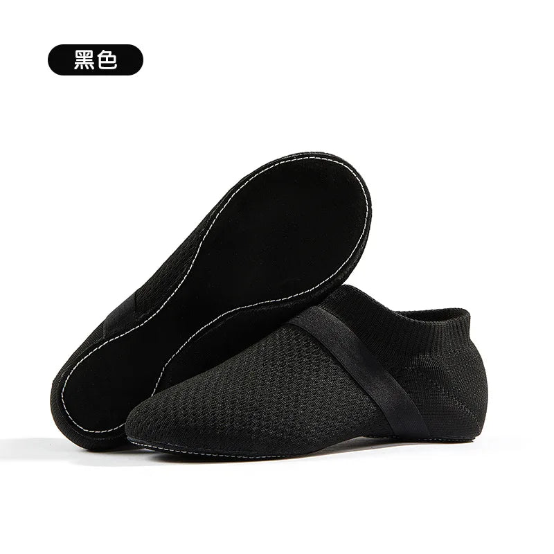 Ballet Flats Dance Shoes for Women Soft Bottom Teacher Class Exercise Shoes Jazz Adult Indoor Latin Practice Shoes