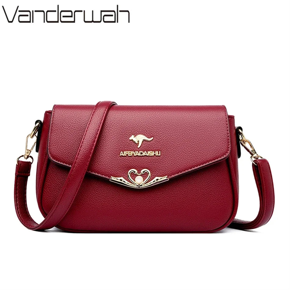 2024 Women's Small Handbags and Purses Female Shoulder Crossbody Bag High Quality Lady Messenger Sac Luxury Design Femme Bolsa