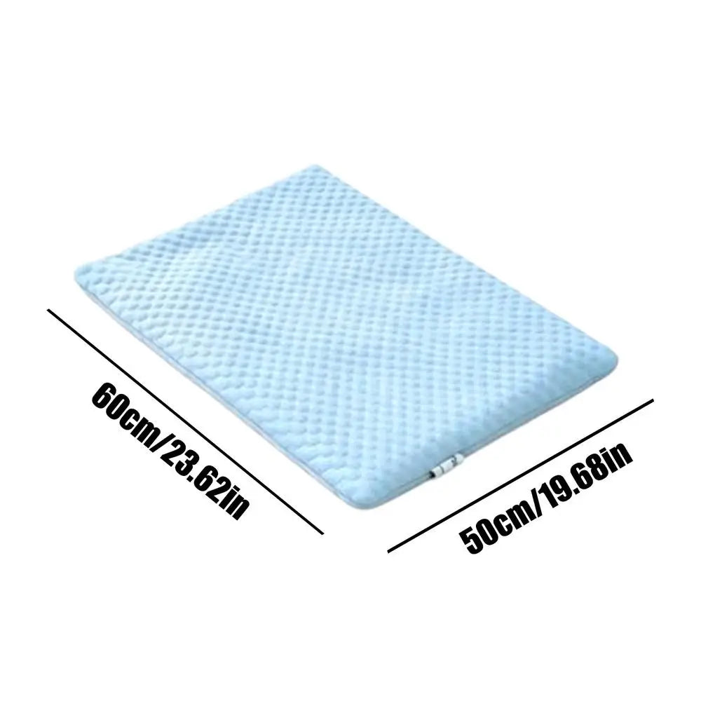 Cat Cooling Pad Hot Summer Non-Slip Animals Cushion War Weather Cats Cooling Mat for Sleeping Resting Camping Travel Shelter