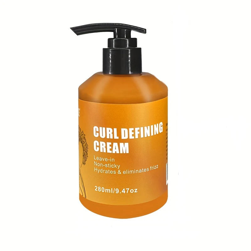 GZE CURL DEFINING CREAM with Argan Oil for Wavy and Curly Hair Hair Moisturizer and Deep Conditioning for Shine and Bounce