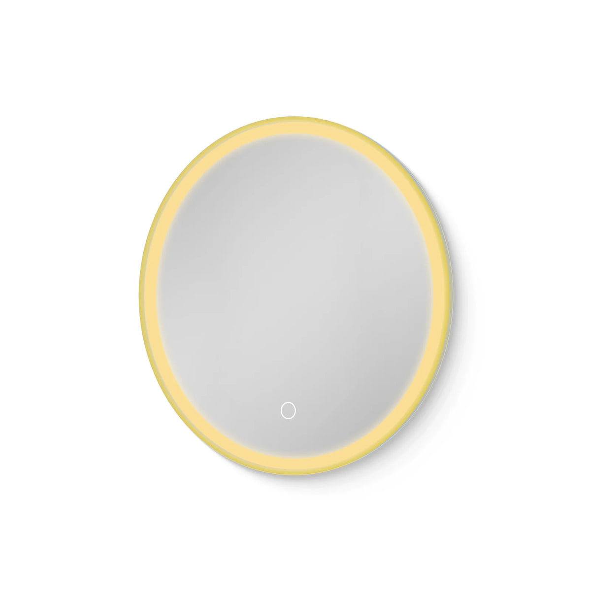 Stainless Steel Frame LED Mirror for Modern Bathroom and Hotel Use